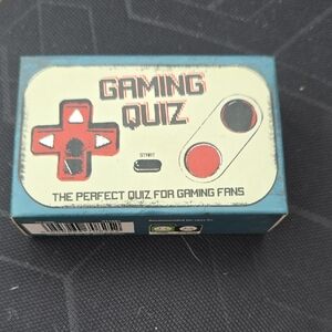 Gaming Quiz Card Game - Blue and Red